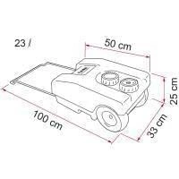 Fiamma Schoonwatertank Met Wieltjes - 23L Blauw 4 Fiamma Schoonwatertank Met Wieltjes - 23L Blauw - Afbeelding 4