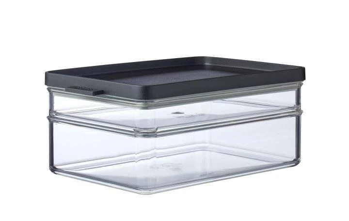 Mepal Koelkastdoos Omnia Duo Zwart 1 Mepal Koelkastdoos Omnia Duo Zwart