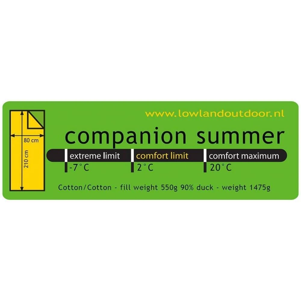 Lowland Companion Summer Deken Slaapzak Dons Groen 3 Lowland Companion Summer Deken Slaapzak Dons Groen - Afbeelding 3
