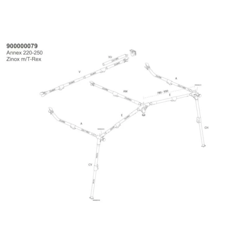 Isabella Zinox Frame Annex 220-250 1 Isabella Zinox Frame Annex 220-250