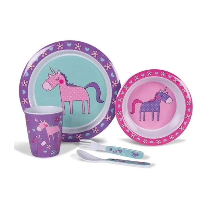 Kampa Unicorn Kinderservies Set 1 Kampa Unicorn Kinderservies Set