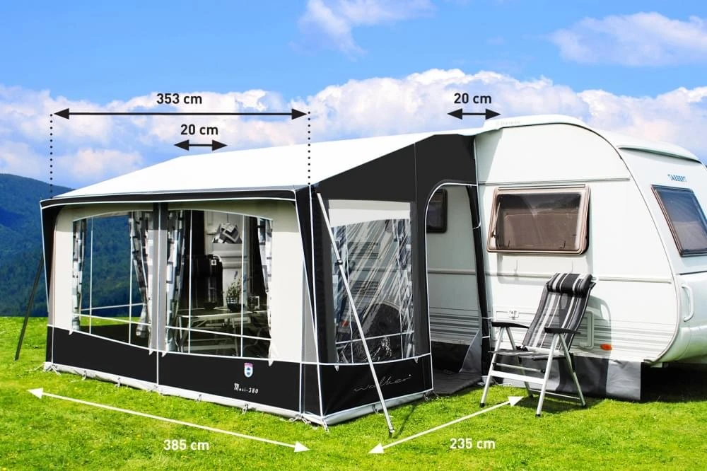 Walker Maxi 380 Aluminium Frame Deeltent 2 Walker Maxi 380 Aluminium Frame Deeltent - Afbeelding 2