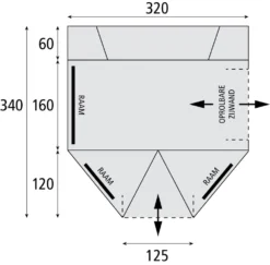 Kampeer Plezier -Kampeer Plezier 74449 bardani touring bustent