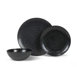 Kampa Ebony Cobble 12-delige Camping Servies Set