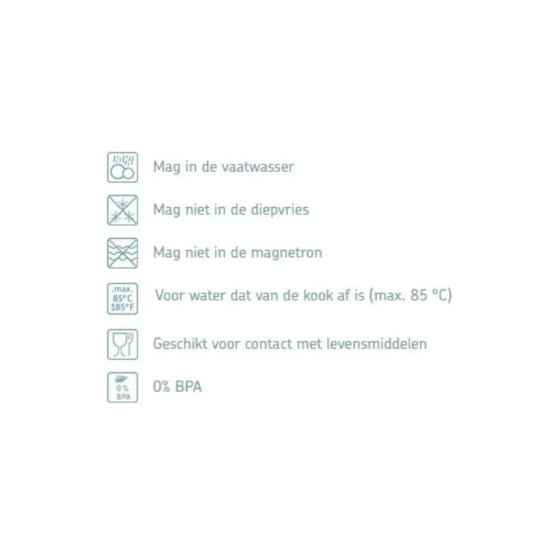 Mepal Mok Bloom 300 Ml Groen 2 Mepal Mok Bloom 300 Ml Groen - Afbeelding 2