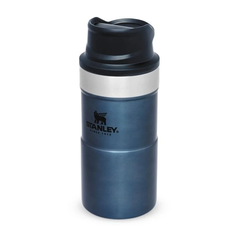 Stanley The Trigger-Action Travel Mug 0,25L Blauw 1 Stanley The Trigger-Action Travel Mug 0,25L Blauw
