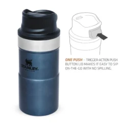 Stanley The Trigger-Action Travel Mug 0,25L Blauw 7 Stanley The Trigger-Action Travel Mug 0,25L Blauw -Kampeer Plezier 82045 stanley the trigger action travel mug 025l