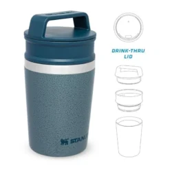 Stanley The Shortstack Travel Mug 0,23L Groen -Kampeer Plezier 82260 stanley the shortstack travel mug 023l