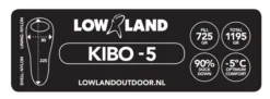 Lowland KIBO -5 Mummy Slaapzak Dons Blauw 9 Lowland KIBO -5 Mummy Slaapzak Dons Blauw -Kampeer Plezier 83739 lowland kibo5 mummy slaapzak dons