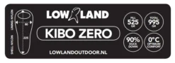 Lowland KIBO Zero Mummy Slaapzak Dons Blauw -Kampeer Plezier 83745 lowland kibo zero mummy slaapzak dons