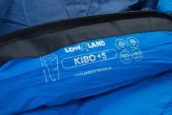 Lowland KIBO +5 Mummy Slaapzak Dons Blauw -Kampeer Plezier 83750 lowland kibo 5 mummy slaapzak dons