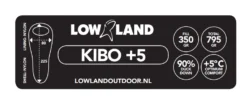 Lowland KIBO +5 Mummy Slaapzak Dons Blauw -Kampeer Plezier 83751 lowland kibo 5 mummy slaapzak dons