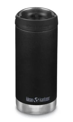 Klean Kanteen TKWide Isolatiefles 355 Ml Met Koffiedop Zwart