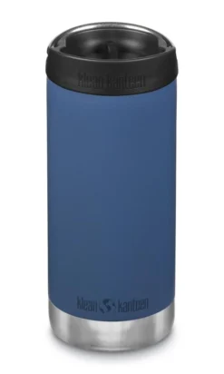 Klean Kanteen TKWide Isolatiefles 355 Ml Met Koffiedop Donkerblauw