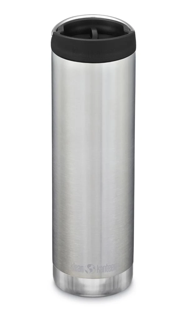 Klean Kanteen TKWide Isolatiefles 592 Ml Met Koffiedop Zilver 1 Klean Kanteen TKWide Isolatiefles 592 Ml Met Koffiedop Zilver