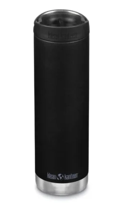 Klean Kanteen TKWide Isolatiefles 592 Ml Met Koffiedop Zwart