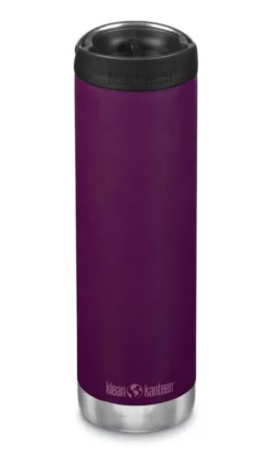 Klean Kanteen TKWide Isolatiefles 592 Ml Met Koffiedop Paars