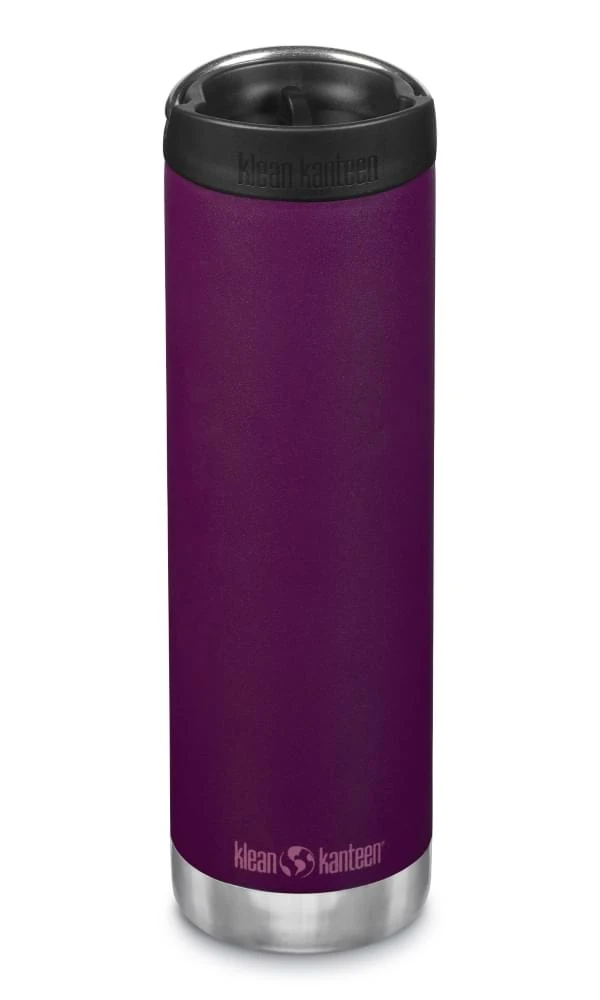 Klean Kanteen TKWide Isolatiefles 592 Ml Met Koffiedop Paars 1 Klean Kanteen TKWide Isolatiefles 592 Ml Met Koffiedop Paars
