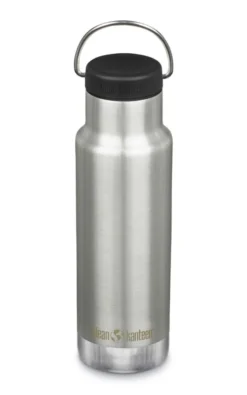 Klean Kanteen Classic Narrow Isolatiefles Met Ringdop 355 Ml Zilver