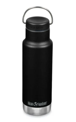 Klean Kanteen Classic Narrow Isolatiefles Met Ringdop 355 Ml Zwart