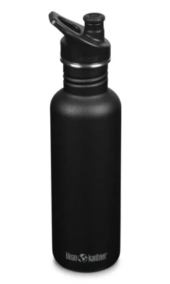 Klean Kanteen Classic Drinkfles Met Sportdop 800 Ml Zwart