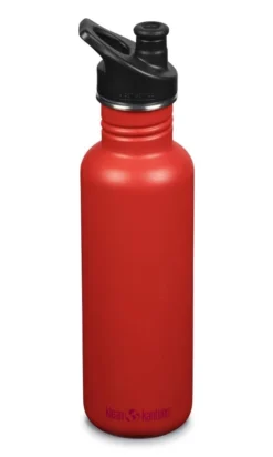 Klean Kanteen Classic Drinkfles Met Sportdop 800 Ml Rood