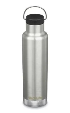 Klean Kanteen Classic Narrow Isolatiefles Met Ringdop 592 Ml Zilver