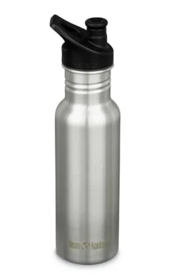 Klean Kanteen Classic Narrow Drinkfles Met Sportdop 532 Ml Zilver