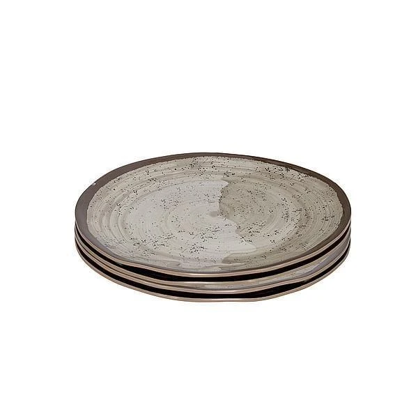 Bo-Camp Halo Ontbijtborden Beige 1 Bo-Camp Halo Ontbijtborden Beige