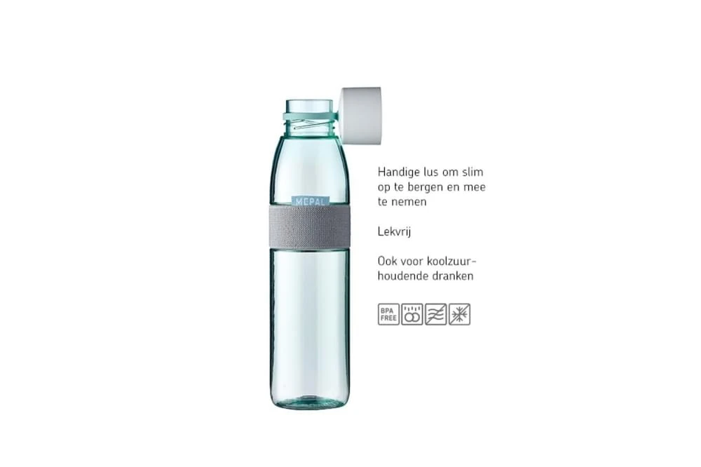 Mepal Waterfles Ellipse 500 Ml Vibe Groen 4 Mepal Waterfles Ellipse 500 Ml Vibe Groen - Afbeelding 4