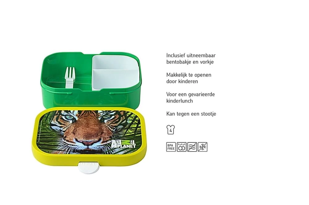 Mepal Lunchbox Campus - Tijger 2 Mepal Lunchbox Campus - Tijger - Afbeelding 2