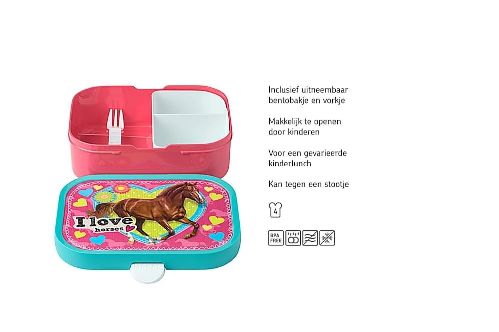 Mepal Lunchbox Campus - Paard 2 Mepal Lunchbox Campus - Paard - Afbeelding 2
