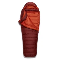 RAB Ascent 900 Mummy Slaapzak Dons Rood 8 RAB Ascent 900 Mummy Slaapzak Dons Rood -Kampeer Plezier 91366 rab ascent 900 mummy slaapzak dons
