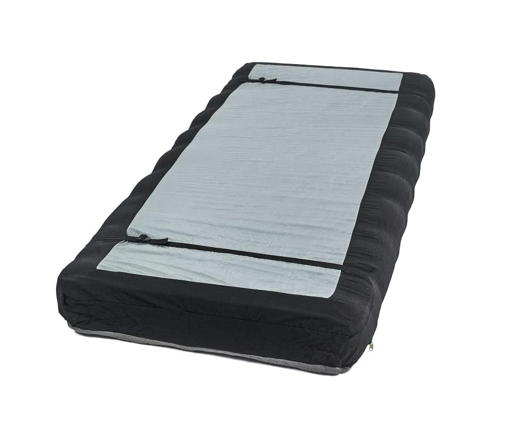 Human Comfort Ablis Thermo Single Luchtbed Hoes - Grijs/Zwart 5 Human Comfort Ablis Thermo Single Luchtbed Hoes - Grijs/Zwart - Afbeelding 5