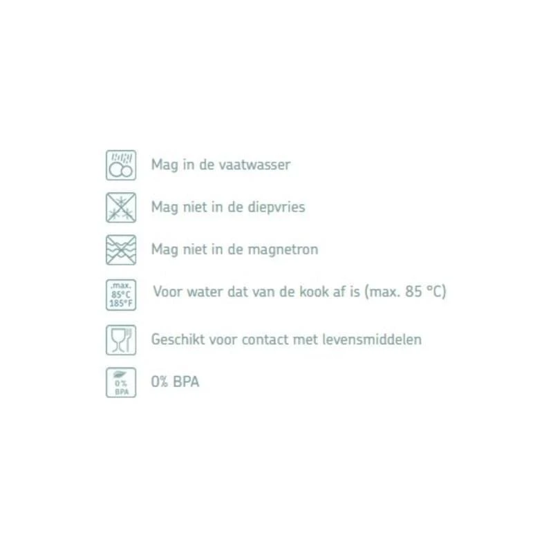 Mepal Mok Bloom 300 Ml Blauw 2 Mepal Mok Bloom 300 Ml Blauw - Afbeelding 2